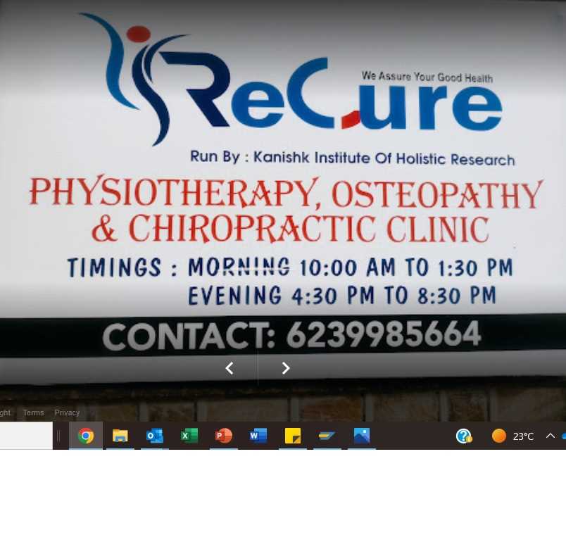 ReCure Physiotherapy Osteopathy and Chiropractic Clinic Panchkula